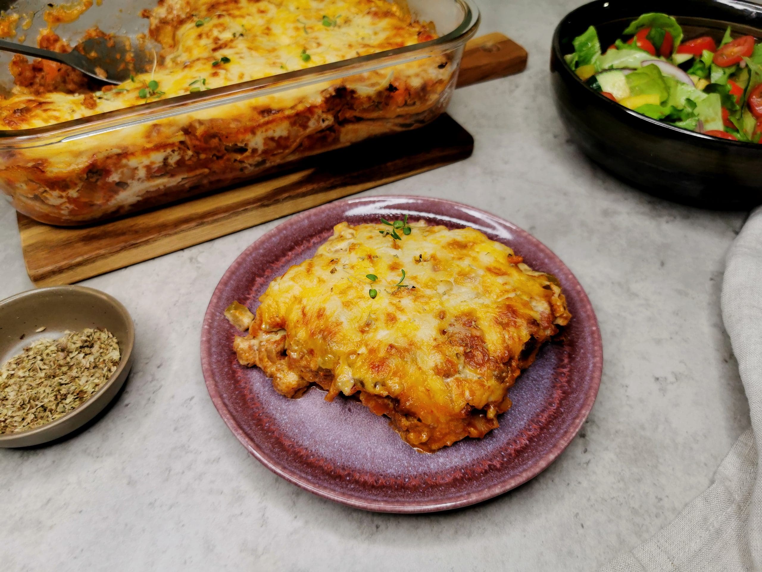 Lavkarbo lasagne