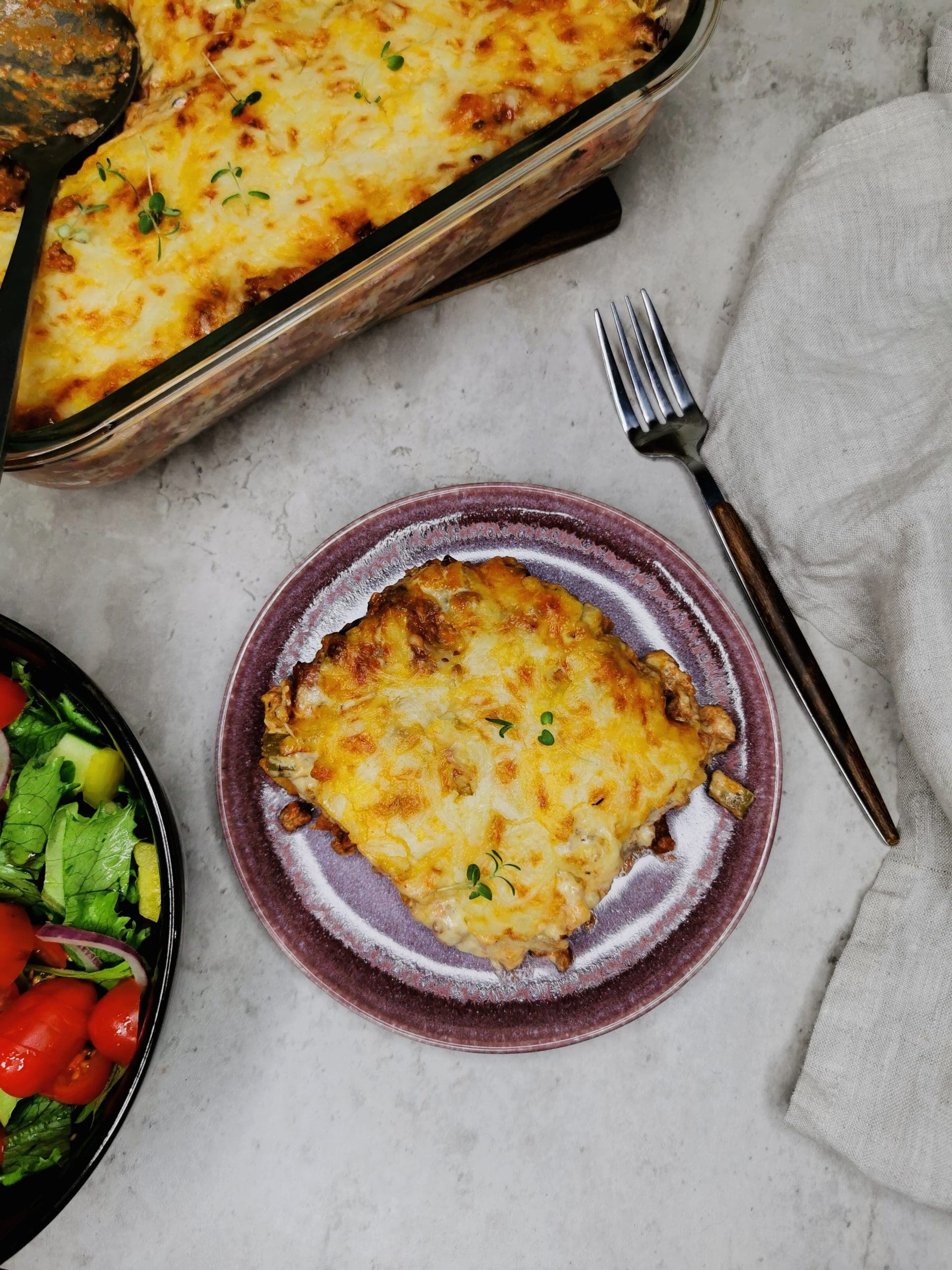 Lavkarbo lasagne