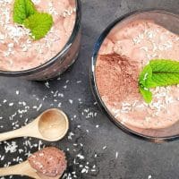 Fluffy chiapudding med sjokoladesmak