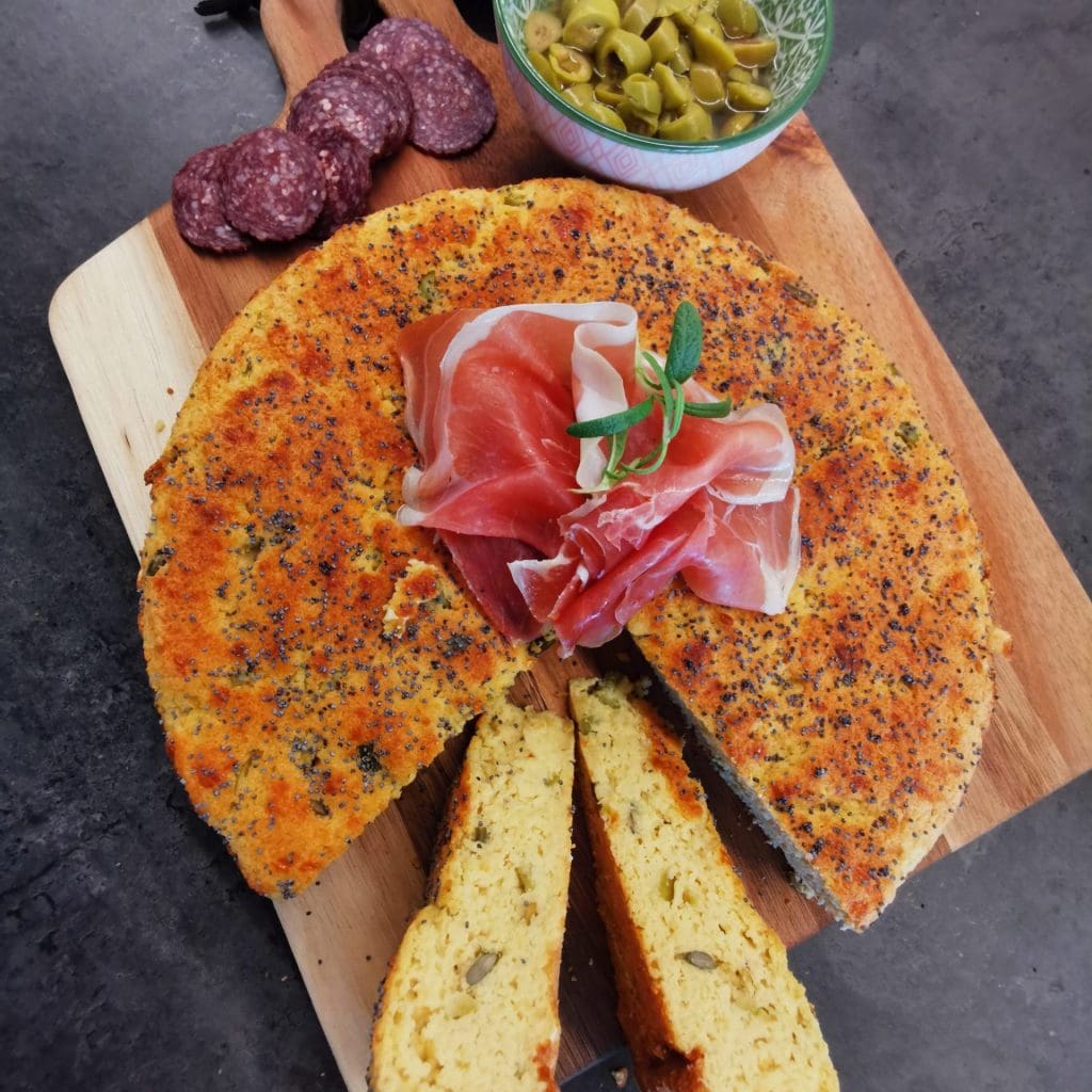 Lavkarbo olivenbrød