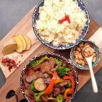 Lavkarbo biff szechuan