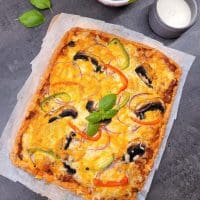 Lavkarbo hjemmelaget pizza