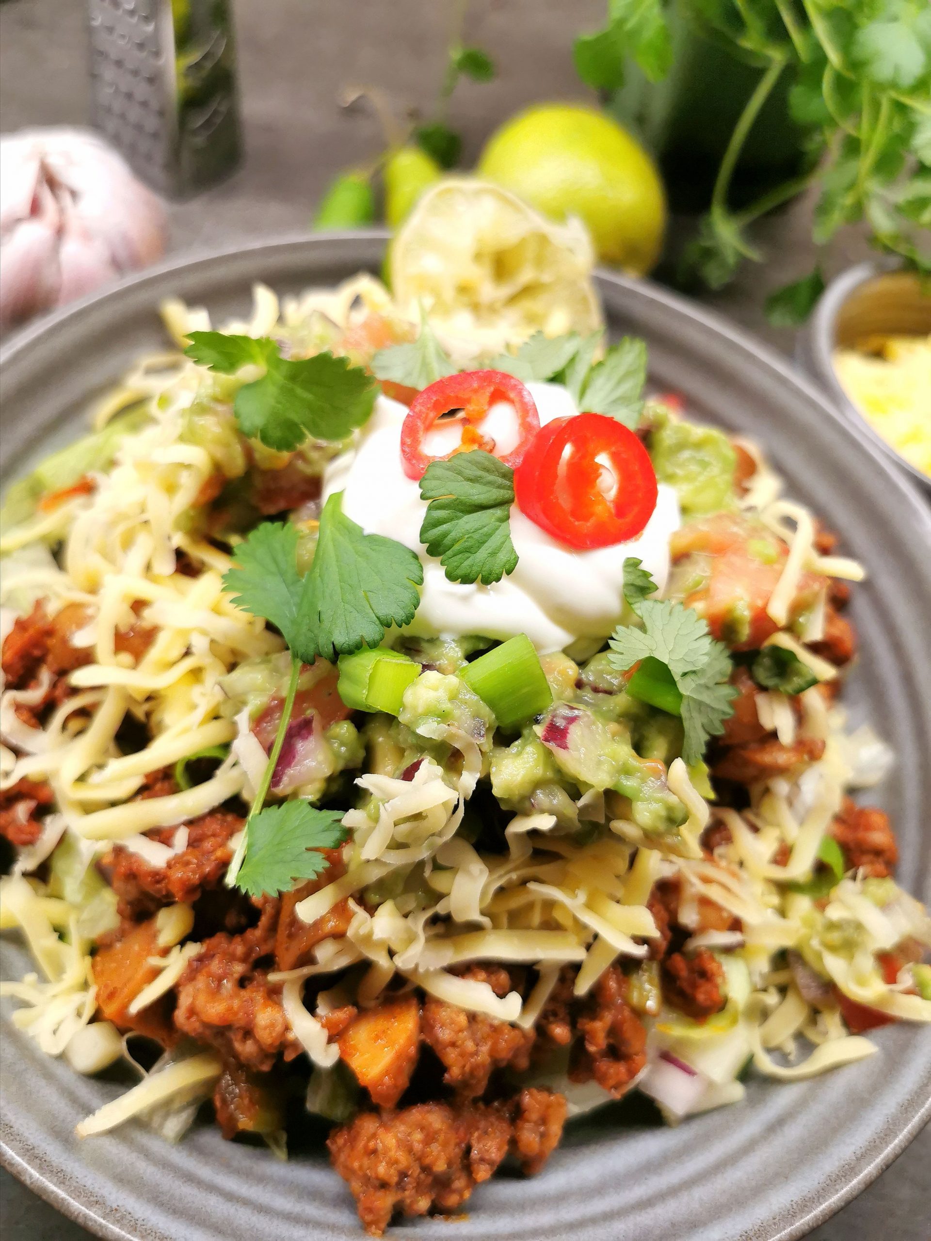 Lavkarbo tacosalat