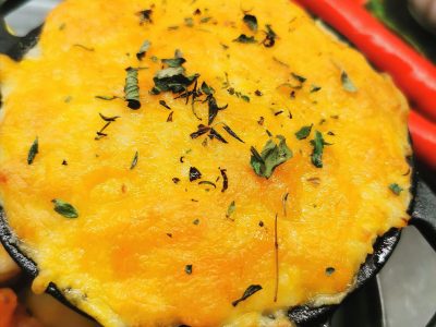 Gratinert blomkålpuré