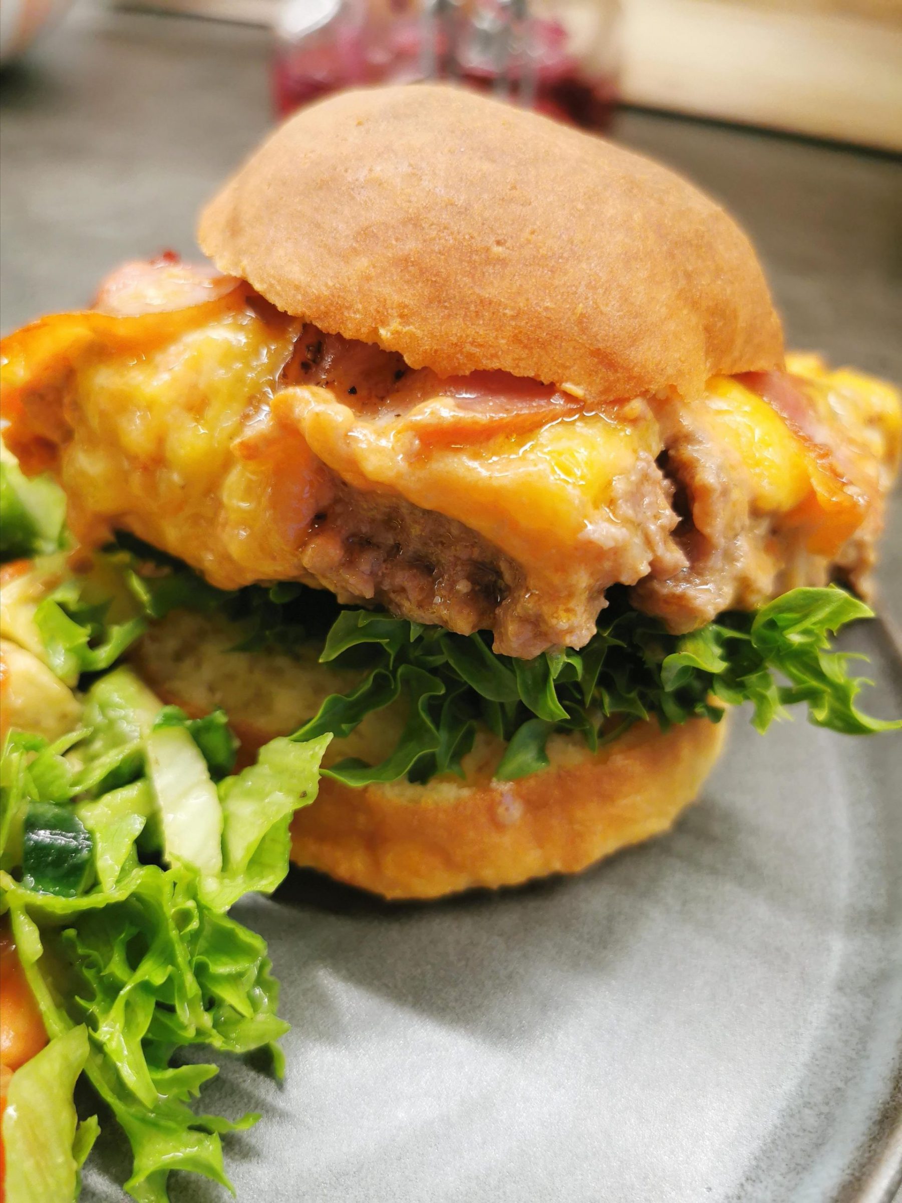 Lavkarbo cheeseburgerform