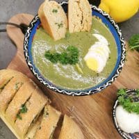 Lavkarbo spinatsuppe