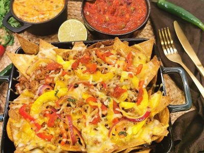 Lavkarbo nachos