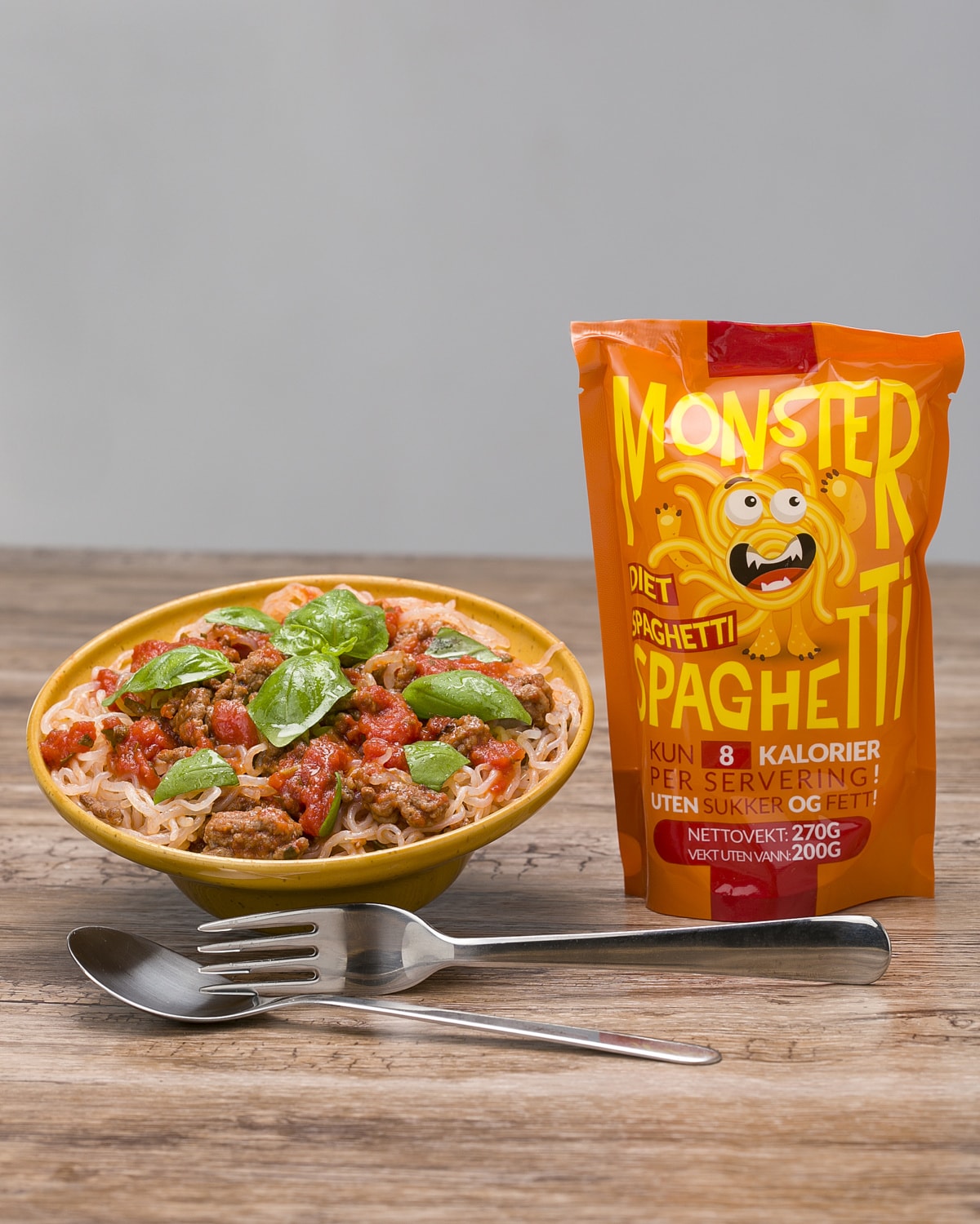 spaghetti med glucomannan