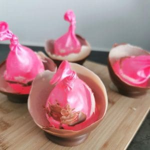 Lavkarbo sjokoladeegg med fyll