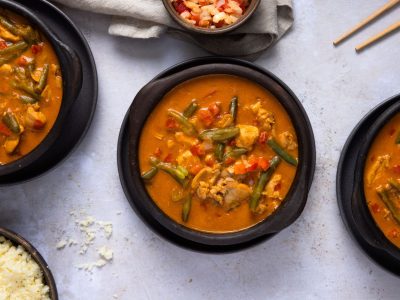 Lavkarbo kylling curry. Foto: Aina Sjo.