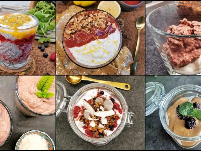 Her finner du flere av våre favorittoppskrifter på lavkarbo chiapudding. Blant annet en med kaffe og sjokolade og en med skogsbær, kokos og hjemmelaget frokostblanding.