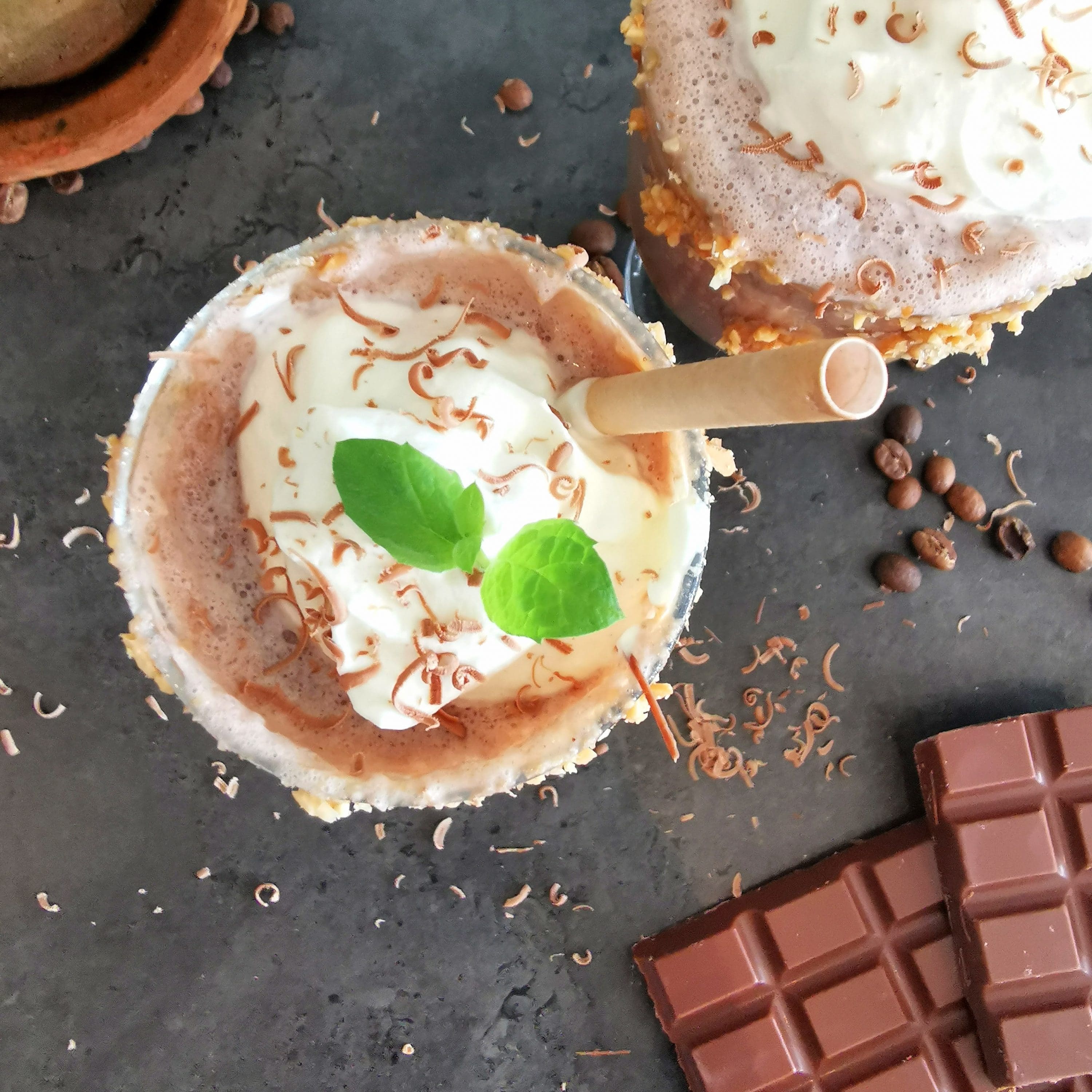 Lavkarbo kaffe mocca milkshake