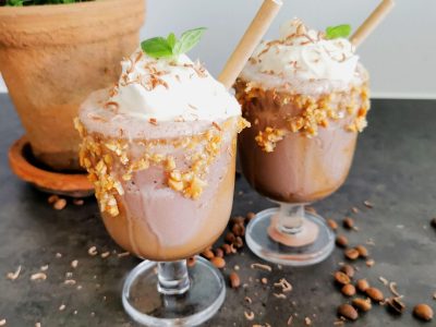 Lavkarbo kaffe mocca milkshake