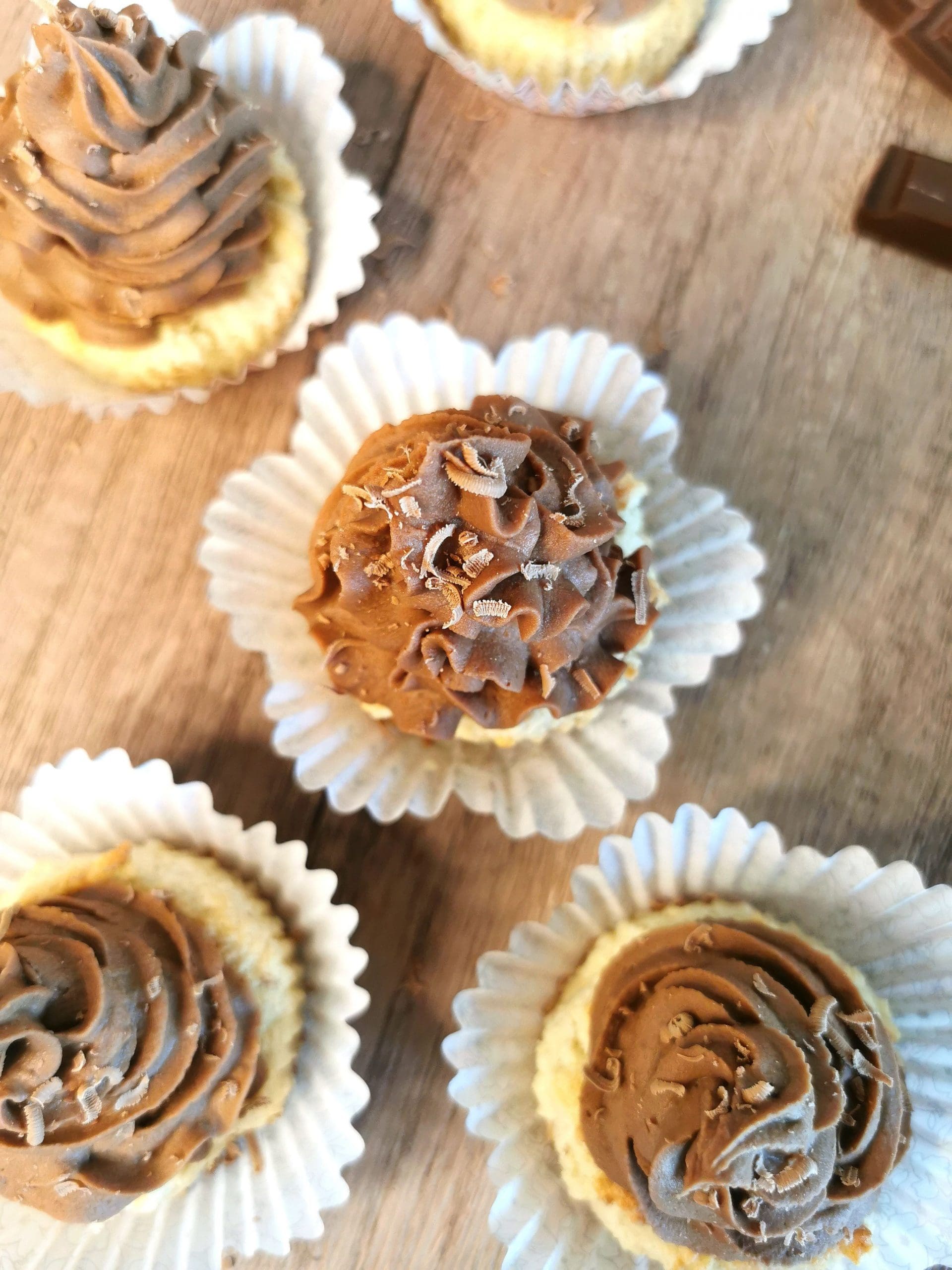 Lavkarbo nøttemuffins med sjokoladeganache