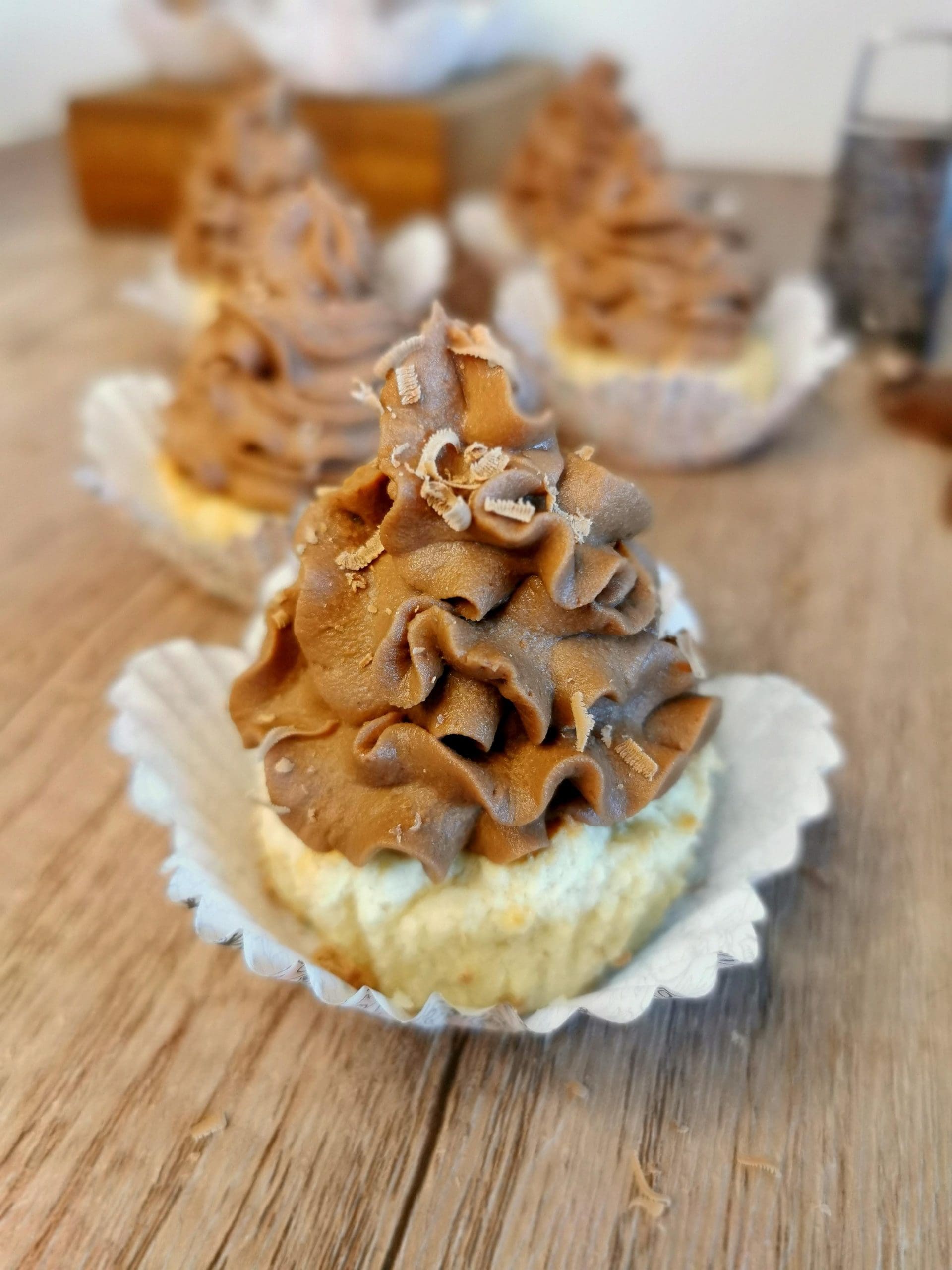 Lavkarbo nøttemuffins med sjokoladeganache