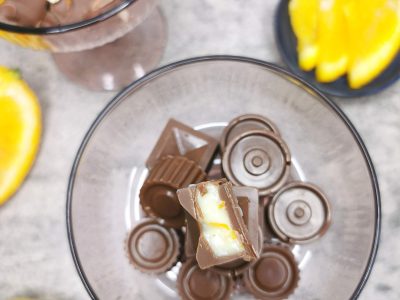 Lavkarbo sjokolade med appelsinfyll