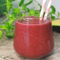 Lavkarbo blåbærsmoothie