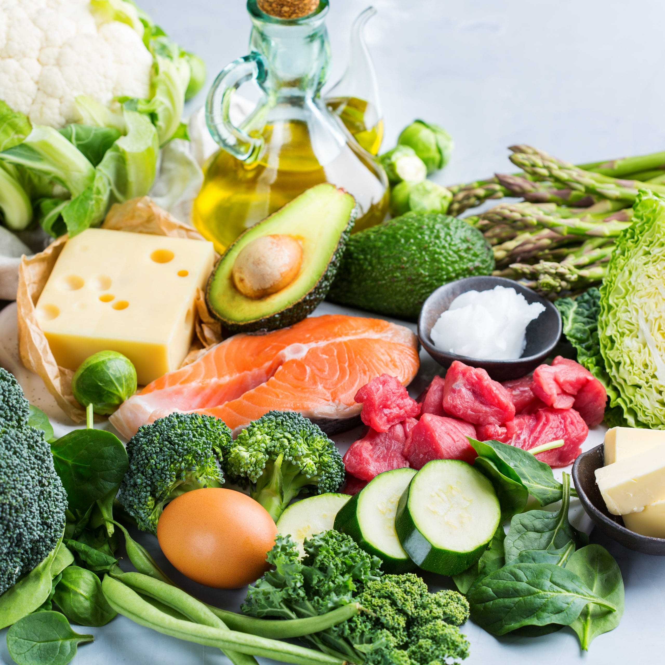 Balanced,Diet,Nutrition,Keto,Concept.,Assortment,Of,Healthy,Ketogenic,Low