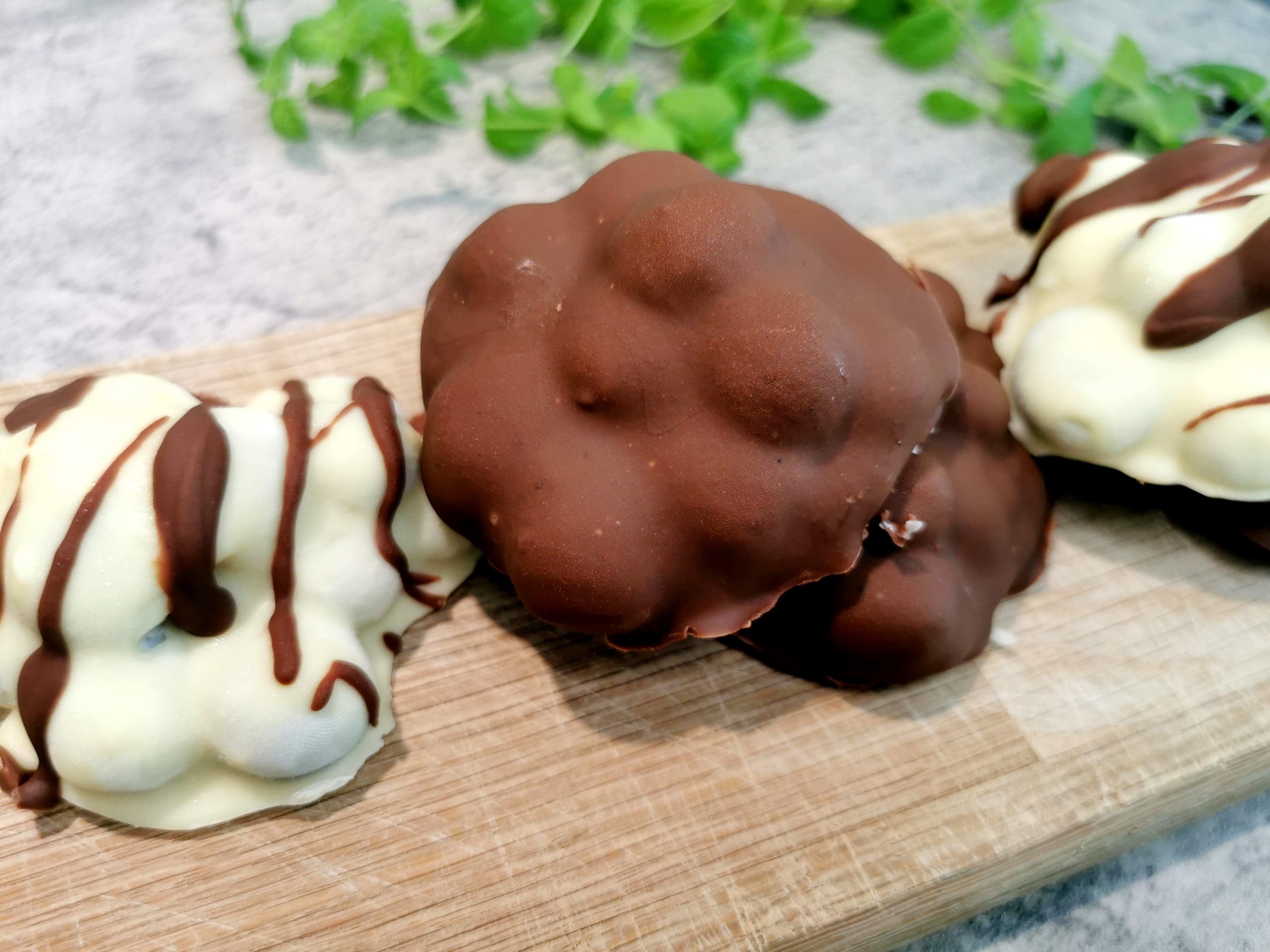 Lavkarbo fryste blåbærtopper