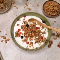 Lavkarbo karamell-granola