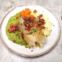 Lutefisk med lavkarbo tilbehør