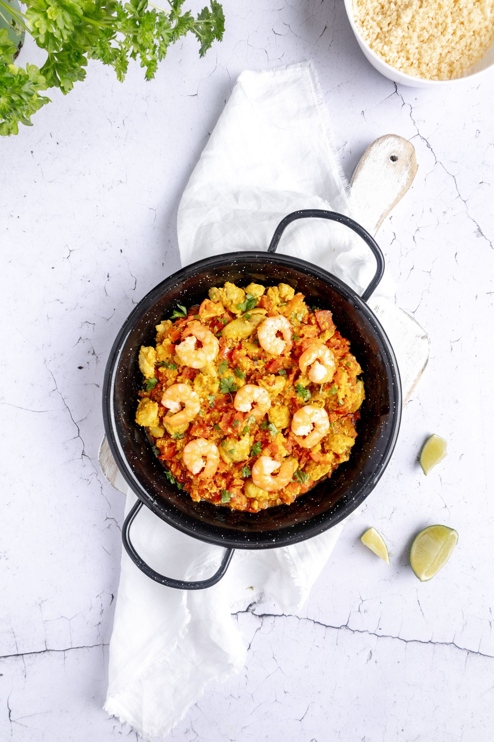 Lavkarbo paella. Foto, Aina Sjo.