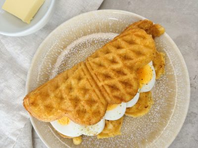 Lavkarbo chaffles uten ost
