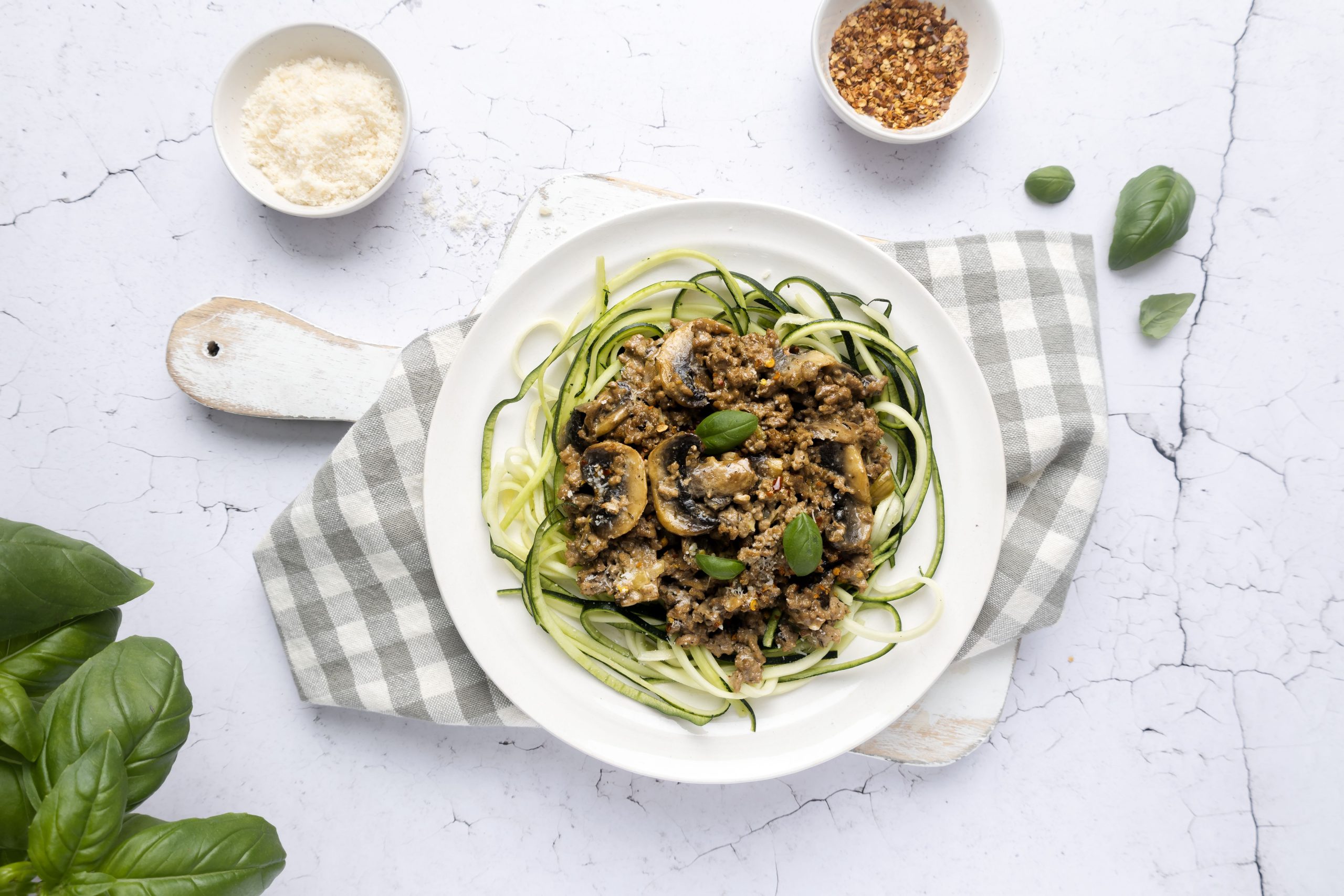 Lavkarbo kjøttgryte med champignon. Foto, Aina Sjo.